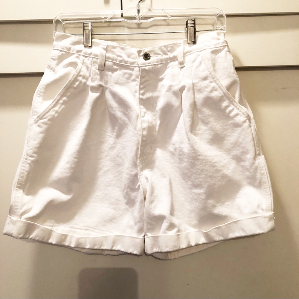 Vintage Bill Blass high-rise mom jean shorts